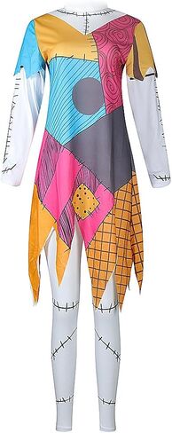 LILLIWEEN Womens Night Before Christmas Sally Costume Dress Halloween Cosplay Costumes in Kuwait