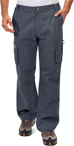 Little Donkey Andy Men's Quick Dry UPF 50+ Cargo Pants, Stretch Lightweight Outdoor Hiking Pants in Kuwait