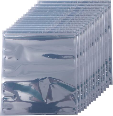 LJY 50 Pieces Antistatic Resealable Large Size Bags for Motherboard HDD and Electronic Device, 21cm x 24cm / 8.3in x 9.5in in Kuwait