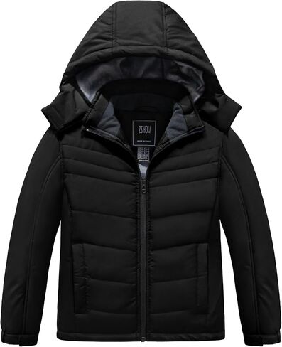 ZSHOW Girl's Waterproof Ski Jacket Thick Padded Warm Winter Coat Hooded Snowboarding Jacket in Kuwait