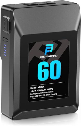 FirstPower V Mount Battery 121Wh for Camera Camcorder Monitor LED Light in Kuwait