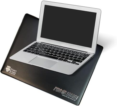 Laptop Radiation Shield - Radiation Blocker, Lap Desk Tray - emf Shield & Heat Protection Bed Desk Laptop Tray, Laptop Stand Bed with Heat Emission Reduction by Up to 99% - Laptop Desk for Everywhere in Kuwait