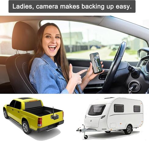 كاميرا احتياطية لاسلكية مغناطيسية قوية من YEOIZO لهواتف iPhone وAndroid in Kuwait