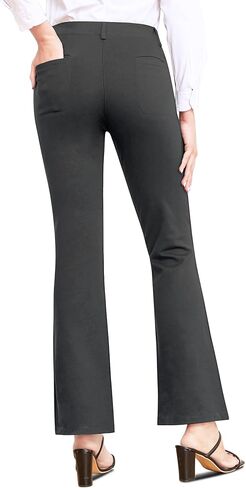 سروال فستان Davena للسيدات 2023 مقاس 28 بوصة 31 بوصة 34 بوصة Bootcut مضيئة أنيق مناسب للعمل غير رسمي مناسب للمكتب صغير طويل القامة in Kuwait