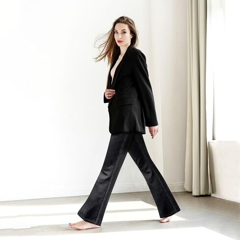 سروال فستان Davena للسيدات 2023 مقاس 28 بوصة 31 بوصة 34 بوصة Bootcut مضيئة أنيق مناسب للعمل غير رسمي مناسب للمكتب صغير طويل القامة in Kuwait