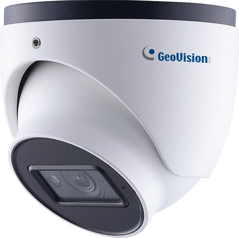 GeoVison GV-EBD8800 8MP WDR PoE IR Eyeball Network Outdoor Dome Camera with 2.8mm Lens RJ45 Connection in Kuwait
