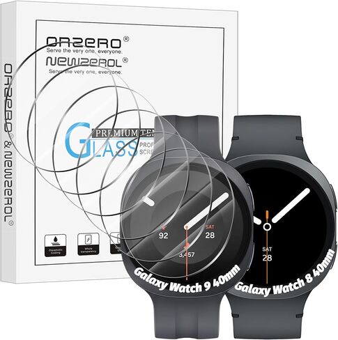 Orzero (3 عبوات متوافقة مع واقي الشاشة الزجاجي المقوى بالطاقة الشمسية Garmin Instinct 2X، حواف مقوسة 2.5D 9H HD خالية من الفقاعات (استبدال مدى الحياة) in Kuwait