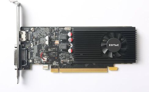 ZOTAC GeForce GT 1030 2GB GDDR5 64-bit PCIe 3.0 DirectX 12 HDCP Ready Low Profile Video Card ZT-P10300A-10L in Kuwait