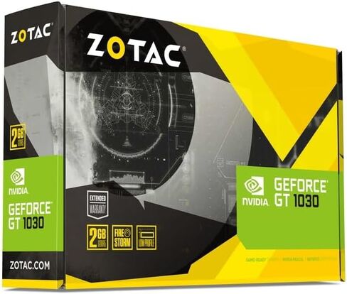 ZOTAC GeForce GT 1030 2GB GDDR5 64-bit PCIe 3.0 DirectX 12 HDCP Ready Low Profile Video Card ZT-P10300A-10L in Kuwait