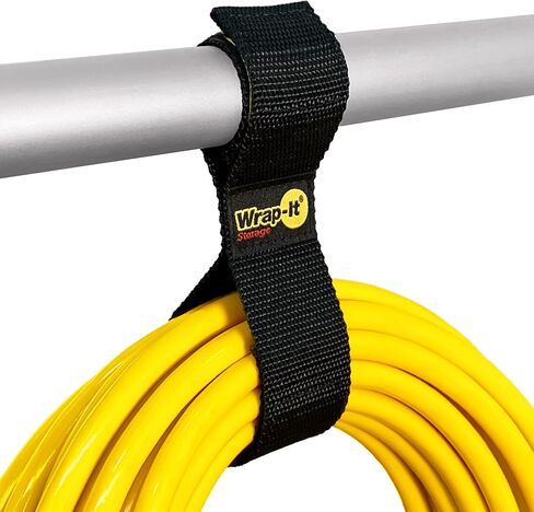 Twin-Straps by Wrap-It Storage - 12" (6-Pack) - Hook and Loop Hanging Cord Wrap for Multi-Purpose Cable and Hose Storage in Kuwait
