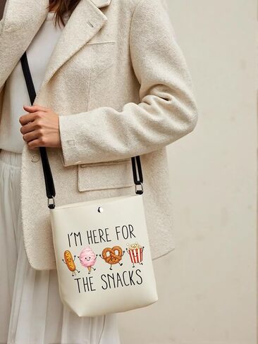 GJTIM Magic Kingdom Lover Gift I’m Here For The Snacks Zipper Pouch Makeup Bag (For The Snacks bag) in Kuwait