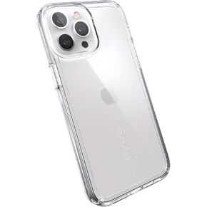 Speck Clear iPhone 15 Case - Slim, Built for MagSafe, Drop Protection Grip - for iPhone 15, iPhone 14 & iPhone 13 - Scratch Resistant, Anti-Yellowing, 6.1 Inch Phone Case - GemShell Grip Clear in Kuwait