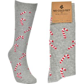 No Cold Feet Fun Cute Christmas Novelty Dress Socks for Men for Xmas, Holiday, Ugly Christmas Party, Gift Box Set, 4-Pack in Kuwait