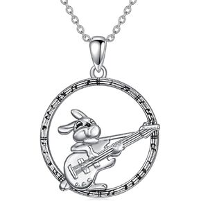 PROESS Frog/Hummingbird/Butterfly/Bee/Cat/Elephant/Bunny/Sea Turtle Necklace 925 Sterling Silver Animal Pendant Necklace Jewelry Gifts for Women Mother Sister Friends in Kuwait
