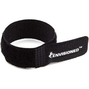 Fire Retardant Reusable Cable Ties, Heat Resistant Cable Straps, 30 Pack - Black (0.6" x 6") in Kuwait