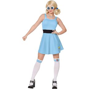 Spirit Halloween The Powerpuff Girls Adult Bubbles Costume | Officially Licensed | Group Costume | TV and Movie Costume in Kuwait