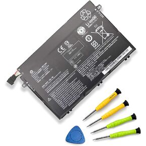 JIAZIJIA 01AV448 L17C3P51 SB10K97609 Laptop Battery Replacement for Lenovo ThinkPad E480 E485 E495 E580 E585 E490 E590 E595 E14 E15 Series L17M3P52 01AV447 L17L3P51 01AV445 L17M3P51 01AV446 11.1V 45Wh in Kuwait