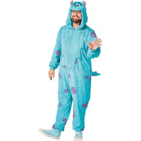 Spirit Halloween Monsters Inc. Adult Sulley Union Suit Costume | Officially Licensed | Group Costume | Disney | Pixar in Kuwait