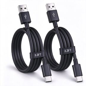 2Pack 10Ft Long Micro USB Cable for Fire Hd,Hdx 6" 7" 8.9" 9.7" 10.1" 11" 11.6" 12" 12.1" 12.2" Tablet,Kids Edition.Charging Android Charger Cord for Kindle Oasis,e-Reader,Samsung LG Phone TV Keyboard in Kuwait