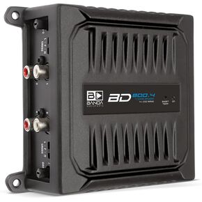 مضخم صوت للسيارة BD800.42OHM 800 واط 4 قنوات 2 اوم كامل المدى 4 × 200 واط ار ام اس 4 اوم من باندا اوديو بارتس - اسود in Kuwait