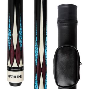 Pathline PLN Pool Cue Kit - 58 inch Canadian Maple Billiard Pool Stick and Hard Case in Kuwait