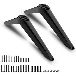TV Base Stand for TCL Roku Smart TV, TV Legs for TCL TV Stand Legs, for 28 32 40 43 49 50 55 65 Inch TCL TV Legs - 28S305 32S325 32S305 40S325 43S303 50S423 50S546 55S401 55S525 65S555 with Screws in Kuwait