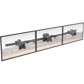 PUTORSEN Ultra Wide 24-38 Inch Dual Monitor Wall Mount, Full Motion Dual Wall Mount Monitor Arm Holds up to 22lbs, Double Computer Monitor Wall Mount for Most LED LCD Screens, VESA 75/100mm, Black in Kuwait