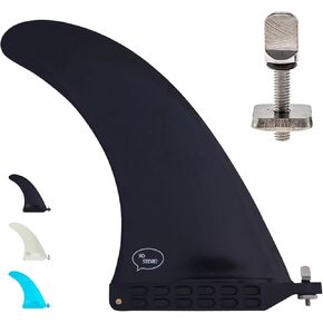 Ho Stevie! Longboard/SUP Center Fin + Free No-Tool Screw - Easy Installation - Stronger Than Regular Nylon Fins in Kuwait