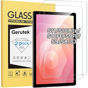جيروتيك [عبوتان] واقي شاشة لسامسونج جالاكسي تاب S6 لايت 10.4 بوصة -P610/P615، [فائق الوضوح] [مضاد للخدش] [صلابة 9] [خالي من الفقاعات] غشاء من الزجاج المقوى لسامسونج تاب S6 لايت 2020 in Kuwait