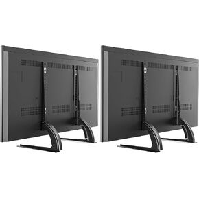 5Rcom TV Stand Mount, Universal TV Stand Tabletop for 22 to 65 inch Plasma LCD LED Flat Screen TVs, TV Legs, Holds up to 88lbs, Max VESA 800 x 500mm, Height Adjustable TV Base, in Kuwait