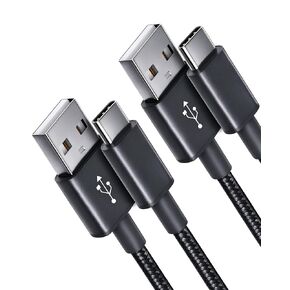 VOTY [2Pack-10Ft] سلك شحن USB C من النوع C متوافق مع Kindle Fire 10 9th 10th Generation 2019 2020 2021، HD 8 8Plus HD 10 بوصة، إصدار الأطفال، كابل شاحن الكمبيوتر اللوحي الجديد سريع الطاقة in Kuwait