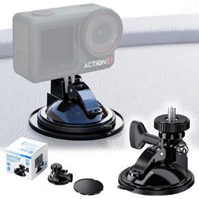 Strong Suction Cup Mount for LED Mic on Laptop Desktops or Mirror,Travel Lighting Accessories for Makeup Meeting Online Classes Or Video Recording,Adjustable Car Camera Mount Dash Mount for Gopro in Kuwait