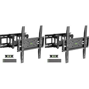 USX MOUNT UL Listed TV Wall Mount Tilting Brackets for Most 37"-90" Flat Curved Screen TVs with Max VESA 600x400mm, Weight Capacity 132lbs, Low Profile Space Saving for 16", 24" Stud in Kuwait