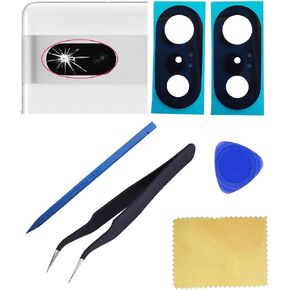 ubrokeifixit for Google Pixel 7 6.3" Rear Back Camera Glass Lens Cover Replacement for Google Pixel 7 6.3" 2022 GVU6C GQML3,with Pre-Cut Tape (2 pcs/Pixel 7 6.3"/Black) in Kuwait