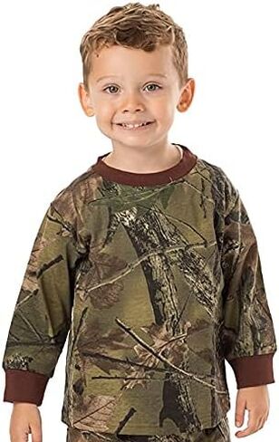 TrailCrest Infant - Toddler Cotton Camo Long Sleeve T-Shirt in Kuwait