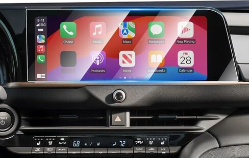Karltys 2PCS Tempered Glass Screen Protector for Toyota Tundra 2022-2024 /Sequoia 2023 2024, 14 Inch Touch Screen Protector for Tundra Accessories, Car Navigation Display Screen Cover, Anti Scratch in Kuwait