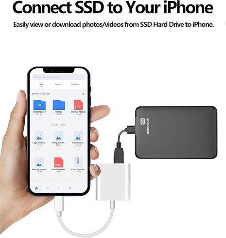 محول كاميرا ابل لايتنينج الى USB، كيبل USB 3.0 او تي جي لايفون/ايباد لتوصيل قارئ البطاقات، ذاكرة فلاش USB، قرص يو، كيبورد، ماوس، موزعات، ميدي، التوصيل والتشغيل in Kuwait