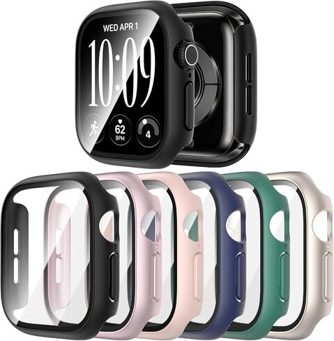 6 Pack for Apple Watch 44mm SE 6/5/4 Case with Screen Protector in Kuwait