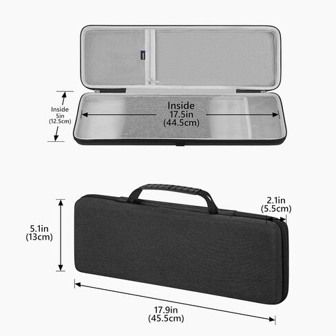 Geekria 65% Keyboard+Mouse Combo Case, Hard Shell Travel Carrying Bag for 68 Keys Compact Keyboard, Compatible with Keychron K6, Nuphy Halo65 in Kuwait
