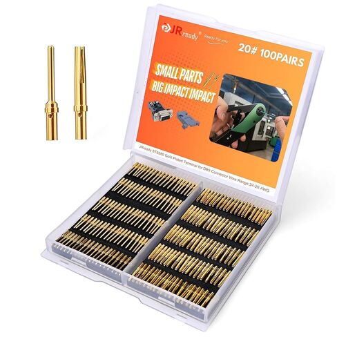 JRready ST6239 Gold Plate Terminal DB9 Connector pin barrle 205089-1 and 205090-1 D-SUB Crimp Connector Crimp contacts30 Pin and 30 Socket… in Kuwait