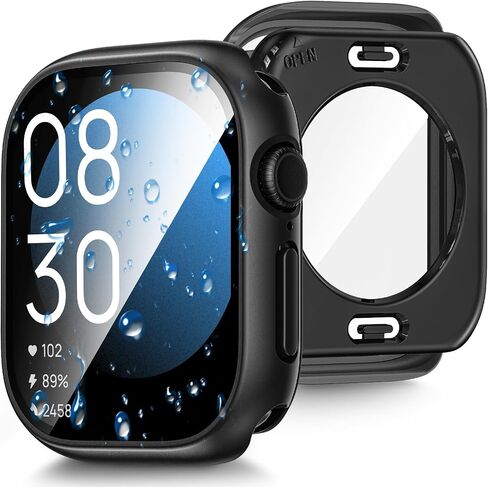 Goton Water-Resistant 45mm Case with Glass for Apple Watch Series 9/8/7 in Kuwait