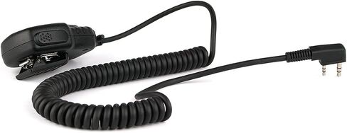 Retevis H-777 Walkie Talkies Mic 2 Pin Shoulder Speaker Mic Compatible with Retevis RT22 RT21 RT68 RT27 RB26 RT85 RT22S RT86 RT19 RT17 Baofeng UV-5R BF-F8HP 2 Way Radios,with 3.5mm Audio Jack(1 Pack) in Kuwait