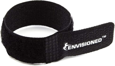 Fire Retardant Reusable Cable Ties, Heat Resistant Cable Straps, 30 Pack - Black (0.6" x 6") in Kuwait