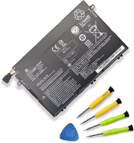 JIAZIJIA 01AV448 L17C3P51 SB10K97609 Laptop Battery Replacement for Lenovo ThinkPad E480 E485 E495 E580 E585 E490 E590 E595 E14 E15 Series L17M3P52 01AV447 L17L3P51 01AV445 L17M3P51 01AV446 11.1V 45Wh in Kuwait