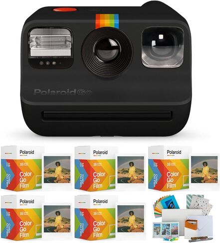 Polaroid GO Camera Bundle | Color Film Pack, (7 items) in Saudi Arabia