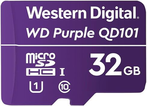 Western Digital SC QD101 Micro SD Card 32GB WD Purple Surveillance Camera WDD032G1P0C in Kuwait