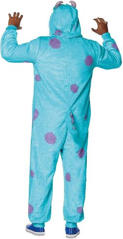 Spirit Halloween Monsters Inc. Adult Sulley Union Suit Costume | Officially Licensed | Group Costume | Disney | Pixar in Kuwait