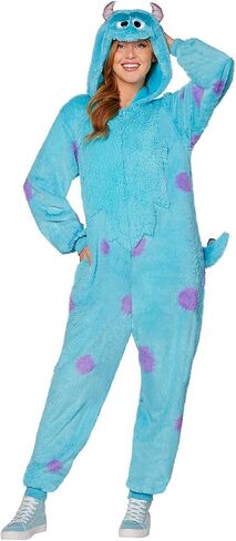 Spirit Halloween Monsters Inc. Adult Sulley Union Suit Costume | Officially Licensed | Group Costume | Disney | Pixar in Kuwait