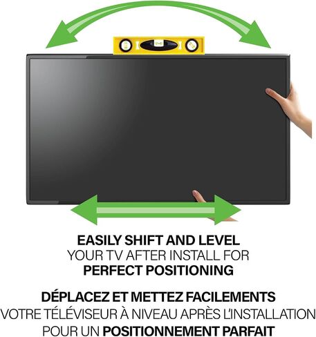 SANUS Tilting TV Wall Mount for 42" to 90" TVs - Low Profile & Universal Design - Fight Screen Glare - Easy 3-Step DIY in Kuwait
