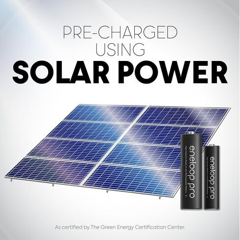 Eneloop Panasonic BK-3HCA24/CA Pro AA High-Capacity Ni-MH Pre-Charged Rechargeable Batteries, 24-Battery Pack in Kuwait